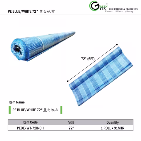 PE BLUE WHITE