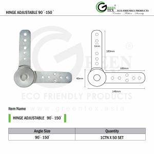 HINGE ADJUSTABLE 90-150