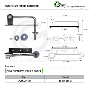 SINGLE HEADREST WITHOUT HINGER-01